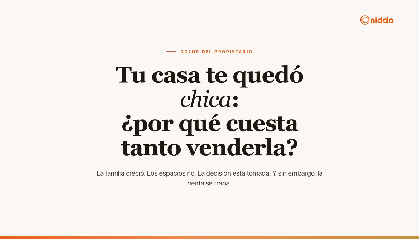 Placa de portada: tu casa te quedó chica, por qué cuesta tanto venderla